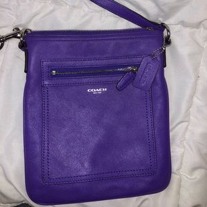 Coach purple crossbody